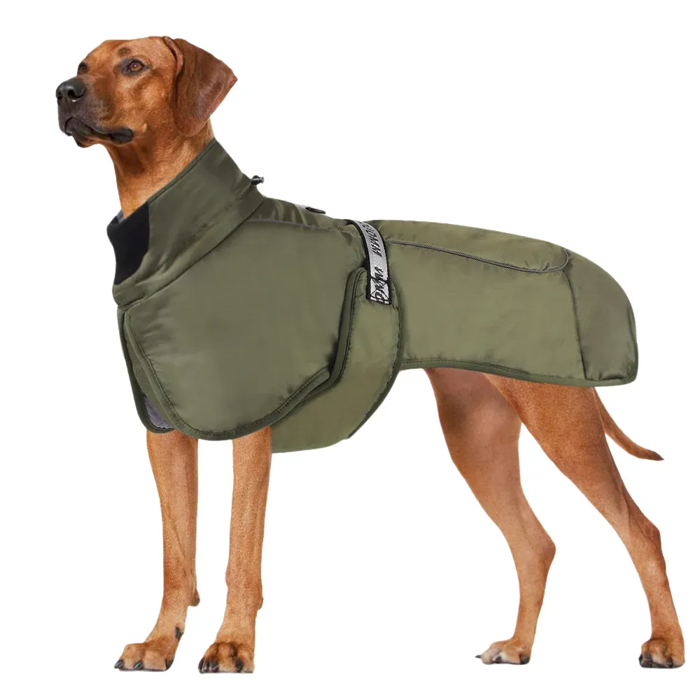 Thick Warm Reflective Dog Jacket for Large Breeds