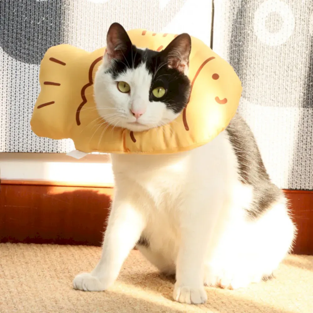 Soft Taiyaki Elizabeth Collar Adjustable Cat Recovery Collar