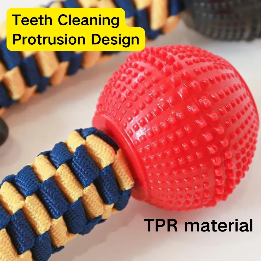 Dog TPR Rope Knot Toy material