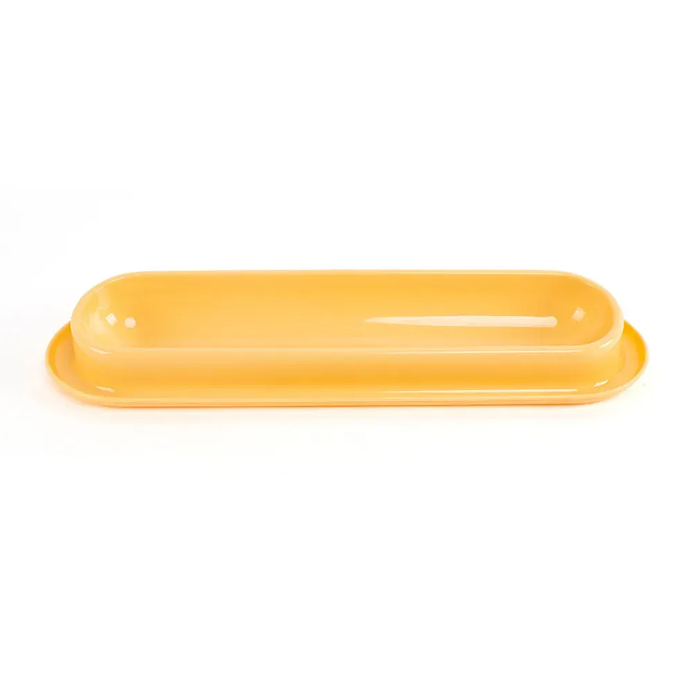 long cat bowl Durable Long Cat Feeding Bowl Safe PP Material Feeder