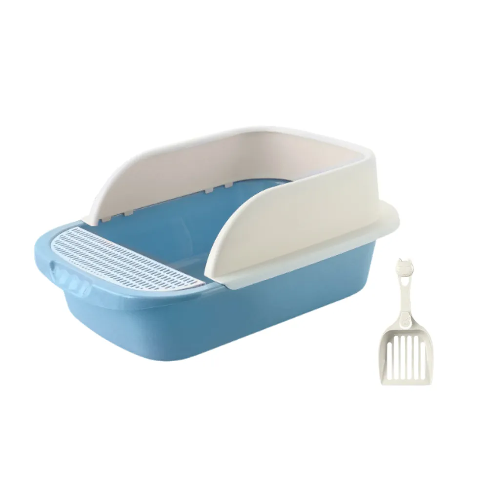 blue cat litter box blue cat litter box