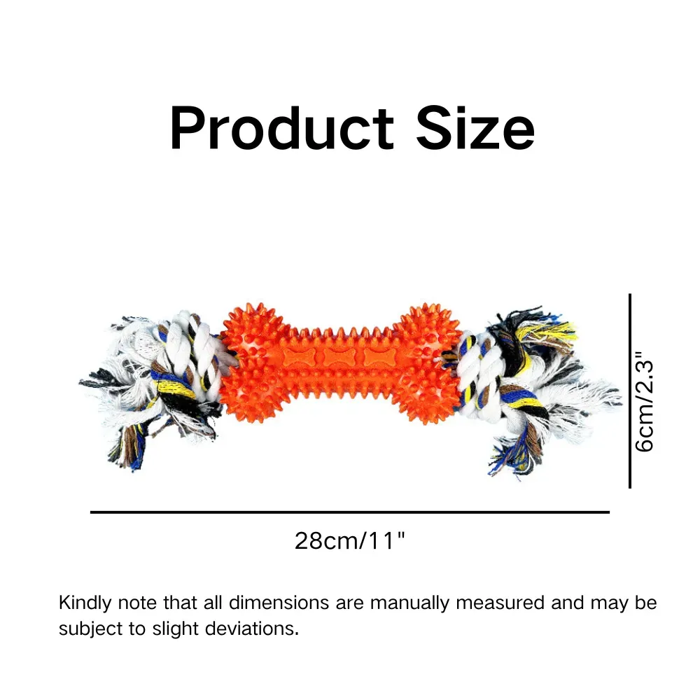 Bone Shape Dog Toy size