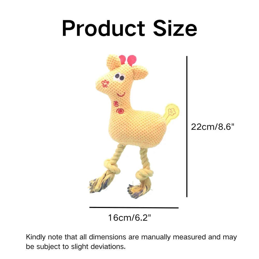 Dog Plush Toy size