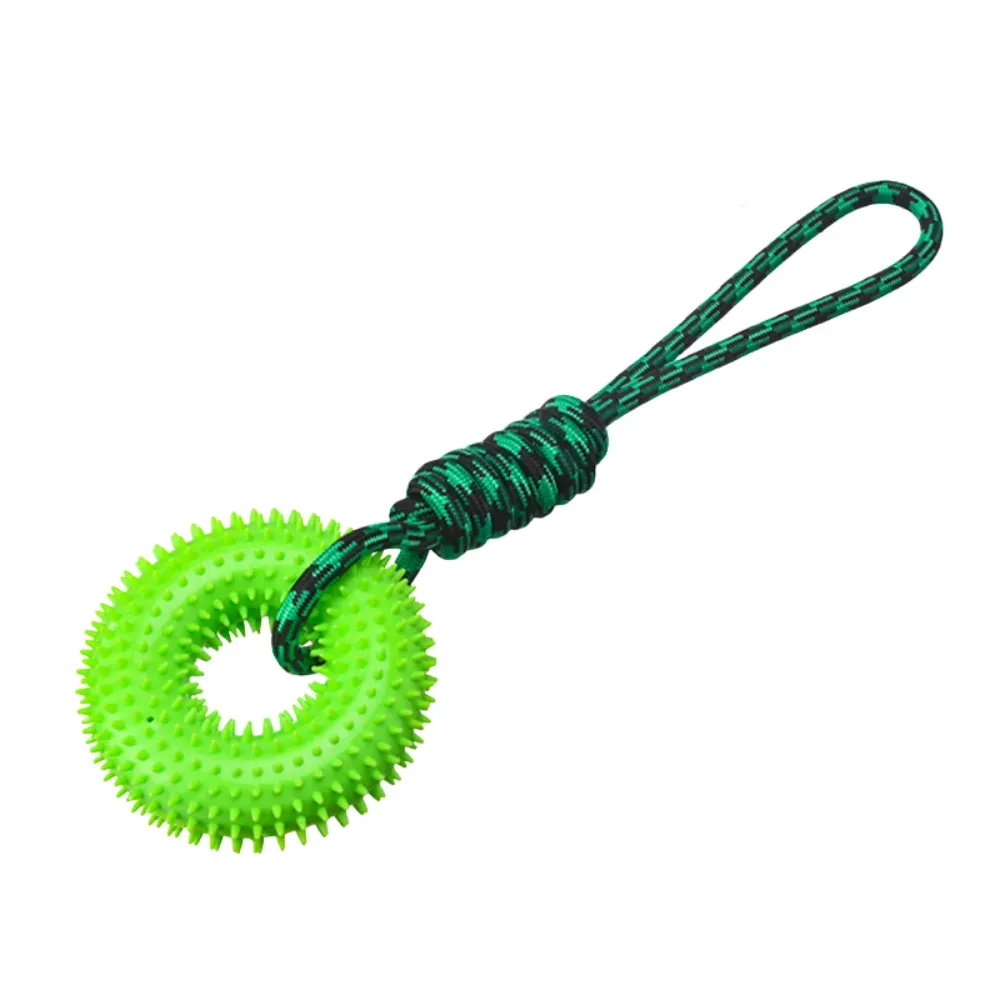 Teeth Cleaning Dog Toy green