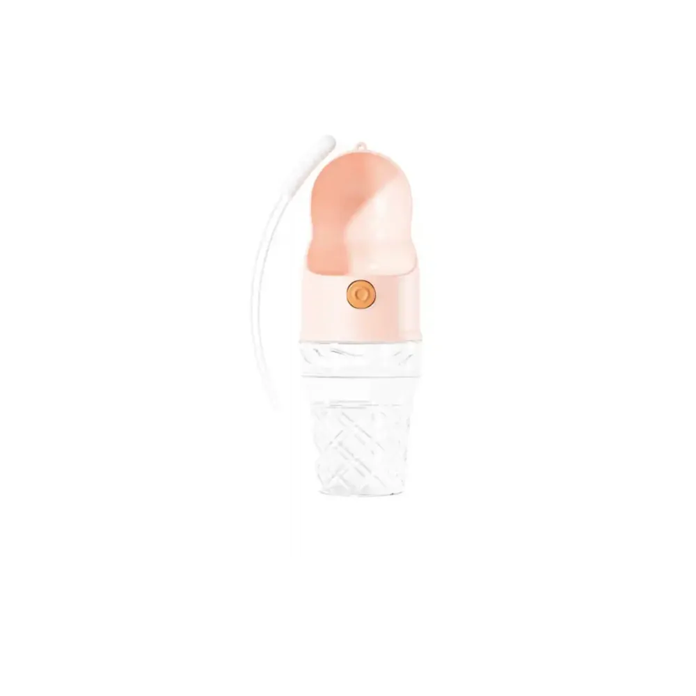 Portable Pet Travel Cup light pink Portable Pet Travel Cup light pink