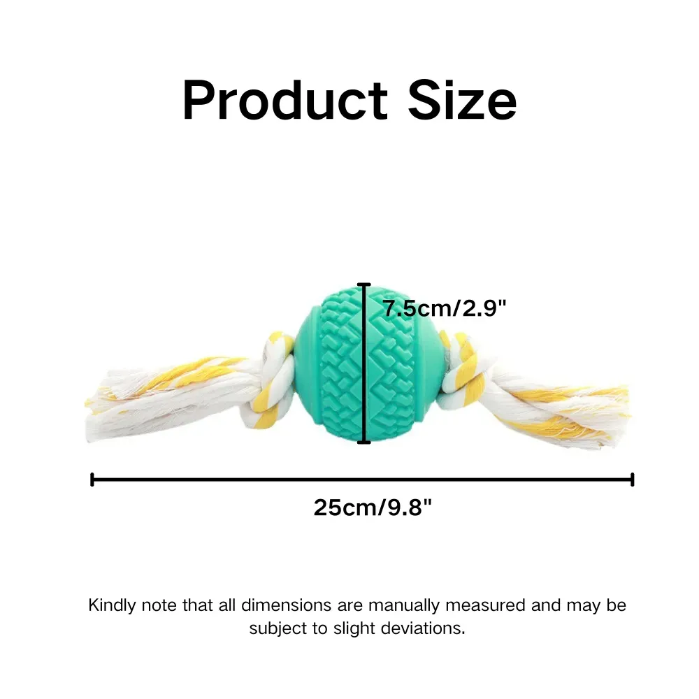 Pet Chew Toy Ball size