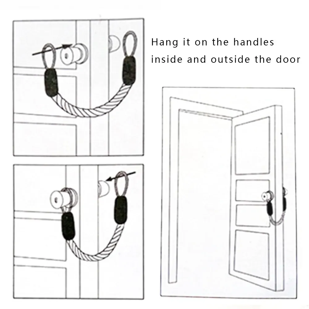 Door Handles Rope Stopper
