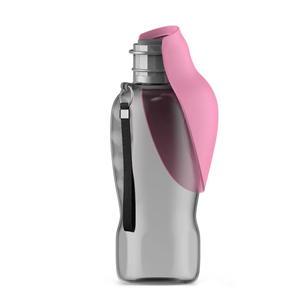 Portable Dog Water Bottle Pink Portable Dog Water Bottle Pink