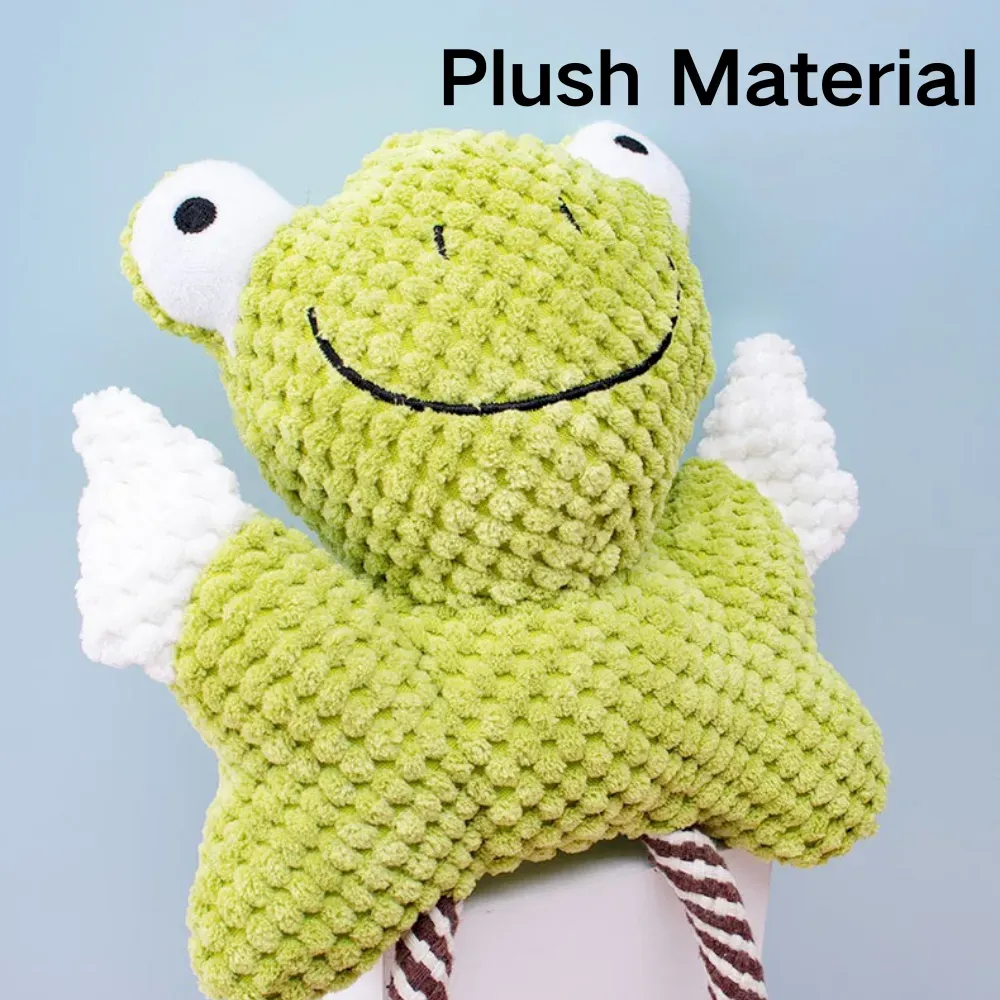 plush Frog chew toy plush Frog chew toy