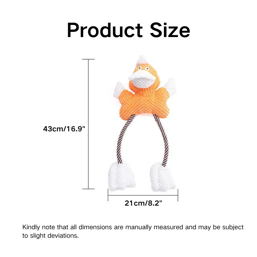 duck chew toy size duck chew toy size