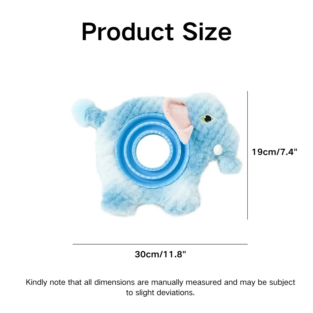 elephant Dog Toy size