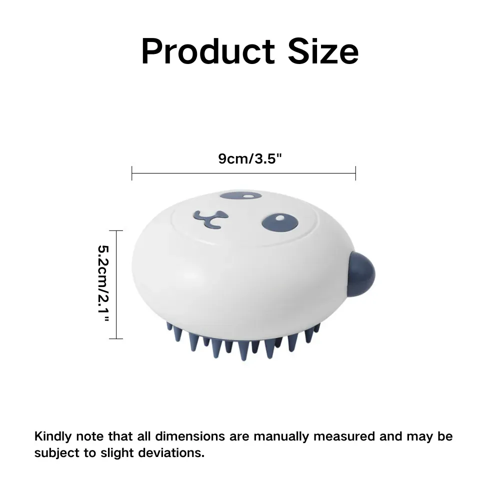 Pet Massage Bath Brush size Pet Massage Bath Brush size
