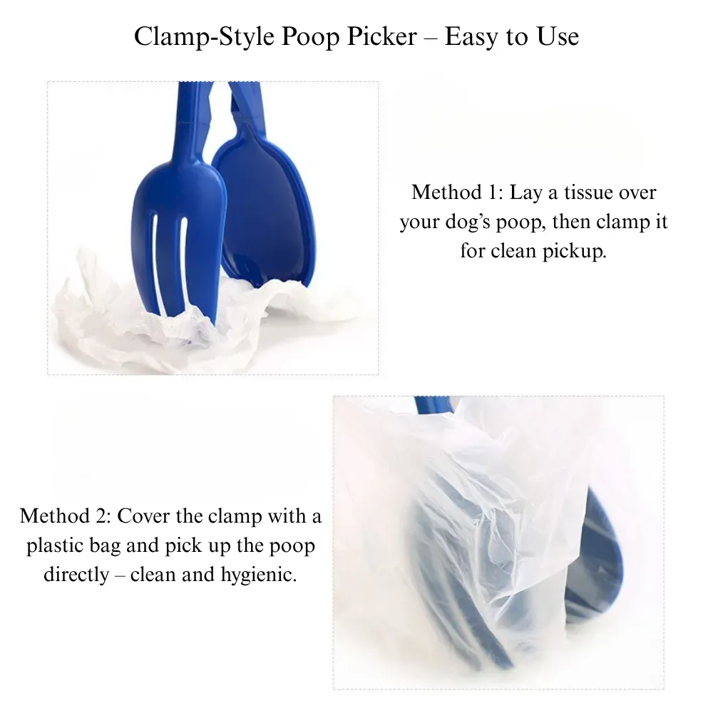 cat waste picker Dog Poop Scooper Pet Waste Picker Poop Grabber Tool for Dogs