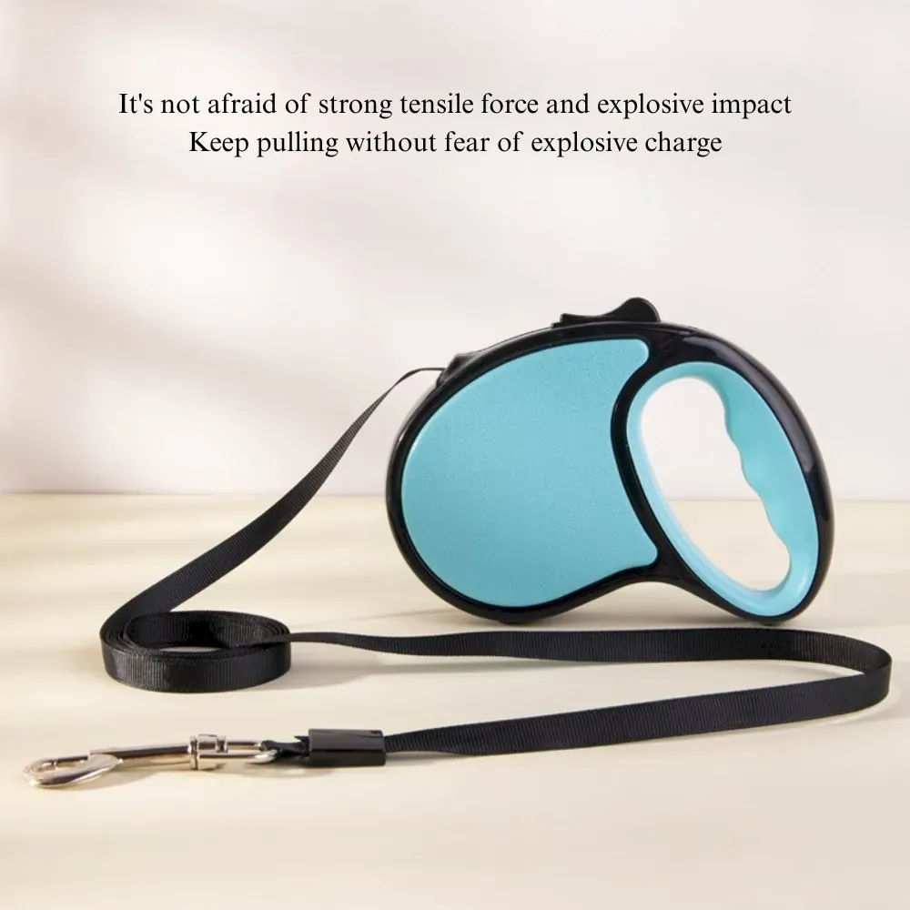 ergonomic handle leash Dog Retractable Leash Explosion Proof Tangle Free Walking Lead