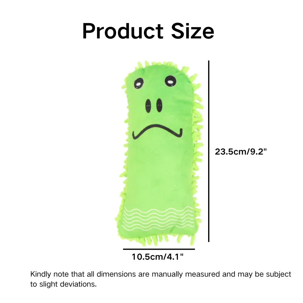 Frog Pattern Dog Toy size