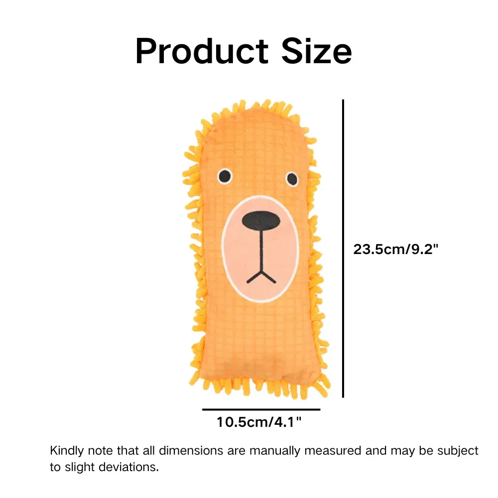 Lion Pattern dog toy size