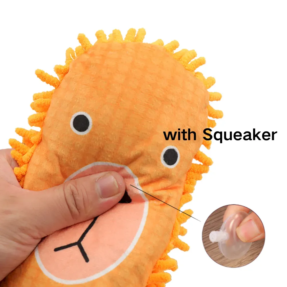 Lion Pattern dog toy squeaky