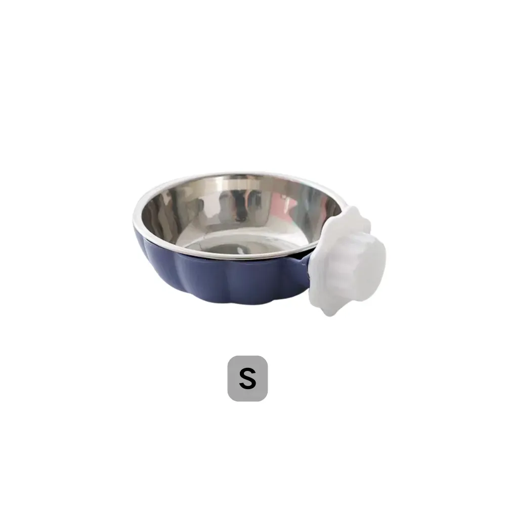 Pet Water Food Bowl blue S Pet Water Food Bowl blue S