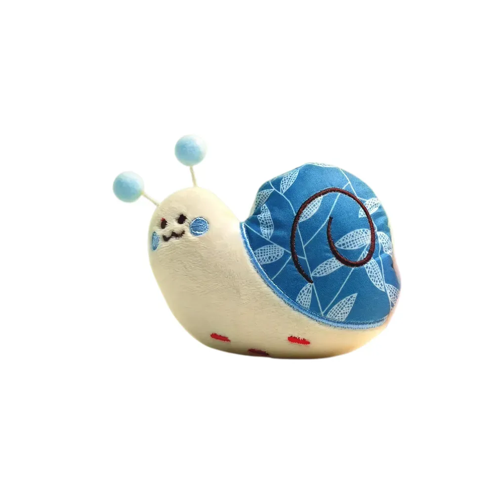 Snail Plush Dog Toy Chew Resistant Interactive Play Soft Toy
