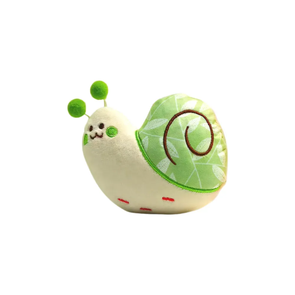 Snail Plush Dog Toy Chew Resistant Interactive Play Soft Toy