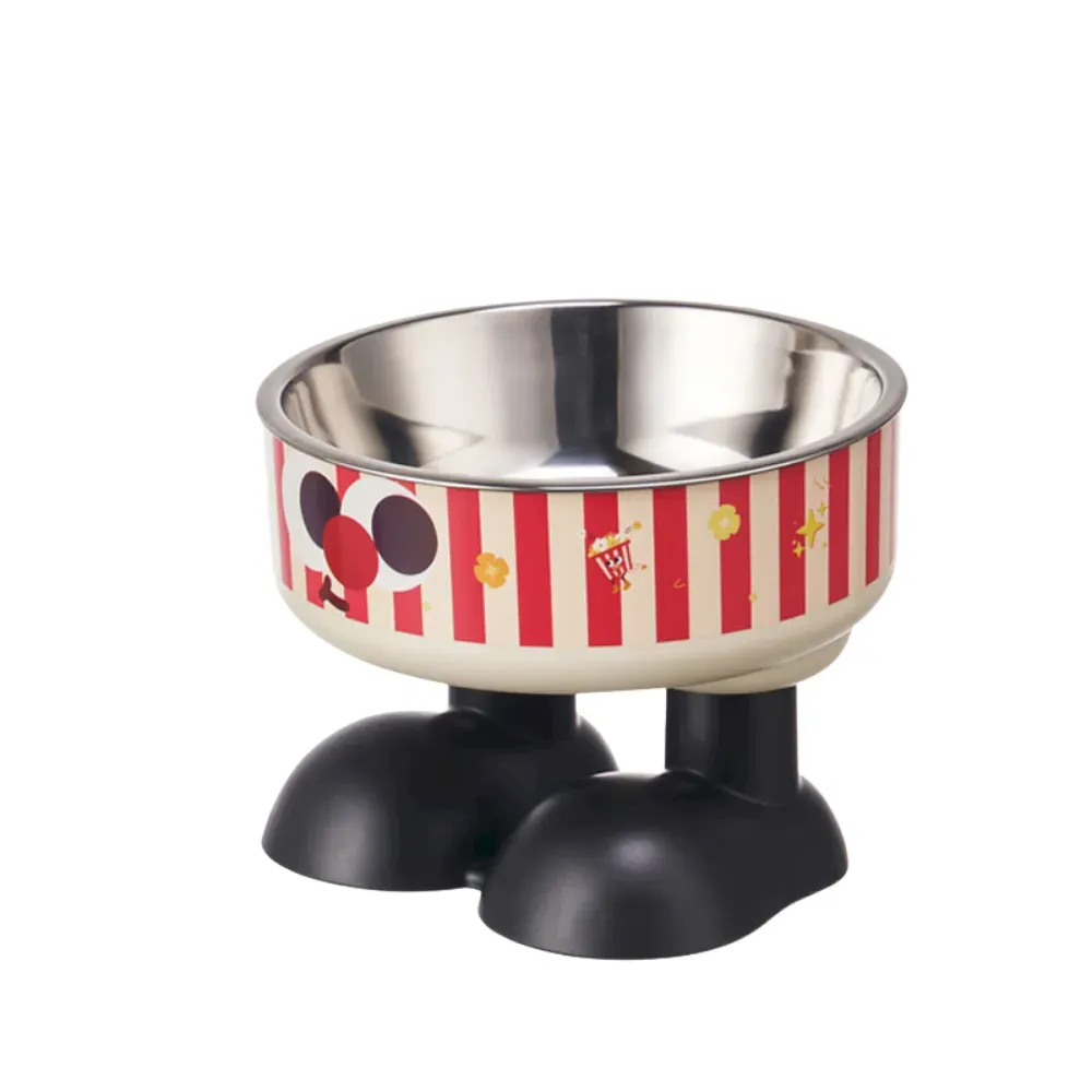 Elevated Anti Spill Pet Bowl with Detachable Stainless Steel Insert