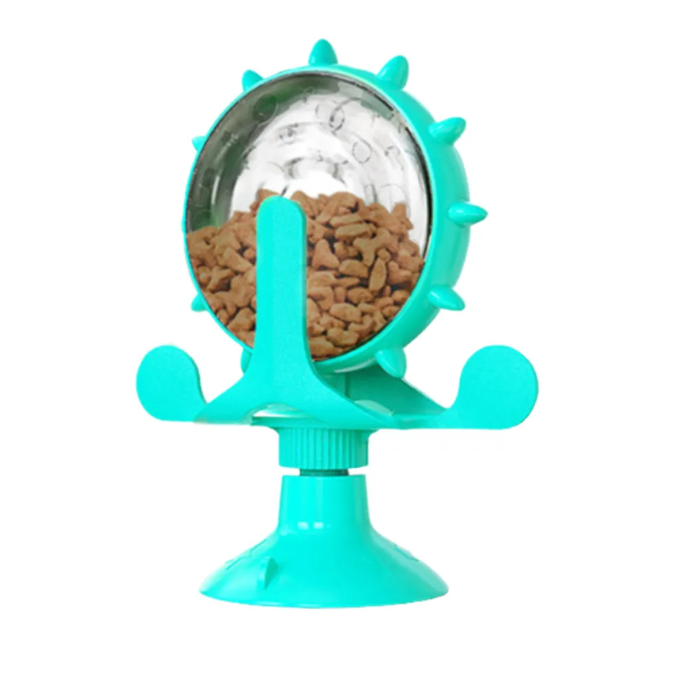 Dog Food Puzzle Feeder Blue