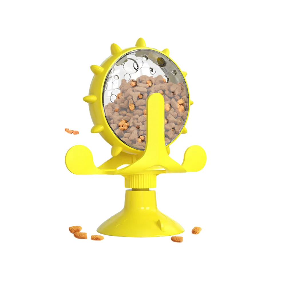 360° Rotating Cat Food Puzzle Feeder