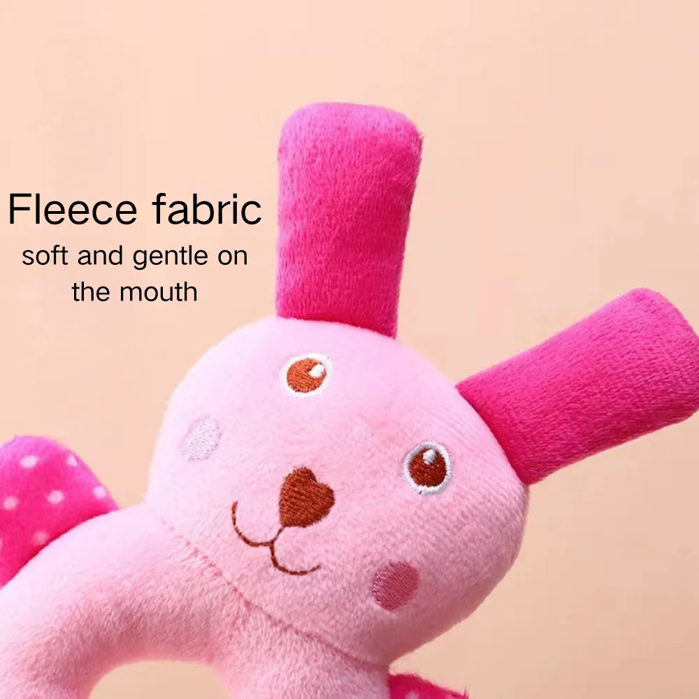 Rabbit-style plush toy with squeaker design_1