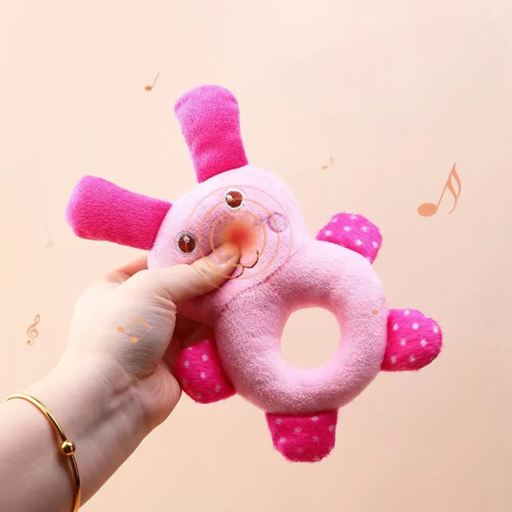 Rabbit-style plush toy with squeaker design_2