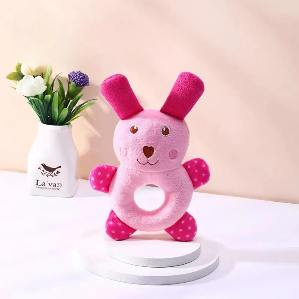 Rabbit-style plush toy with squeaker design_3