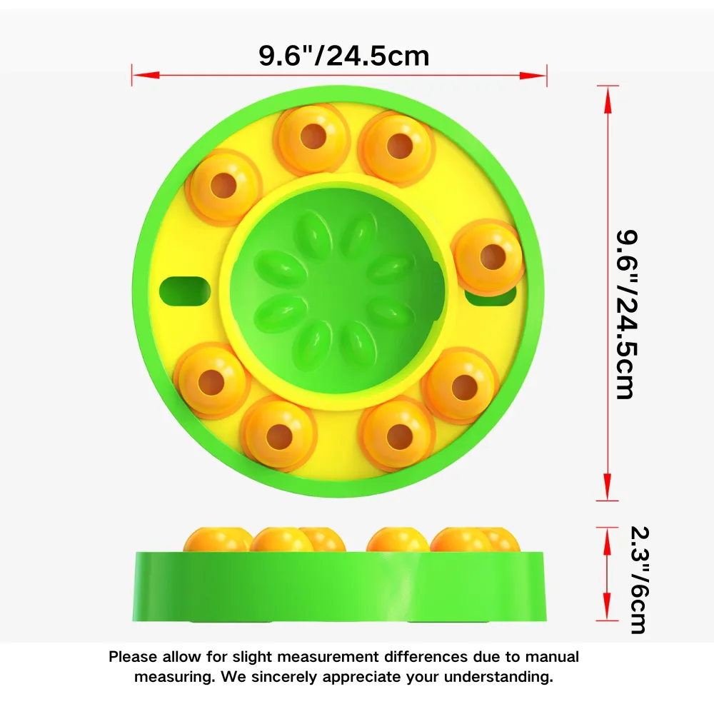 Interactive Dog Food toy size