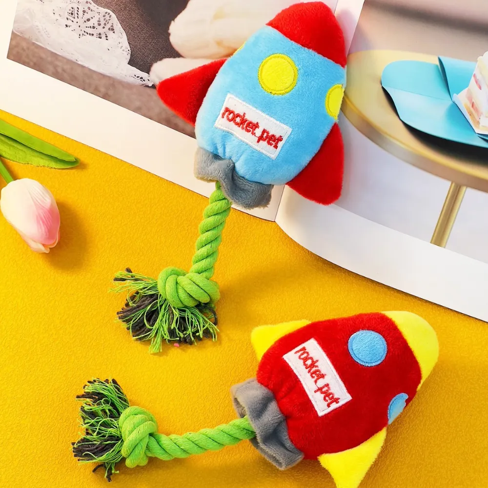 Rocket Rope Dog Toy