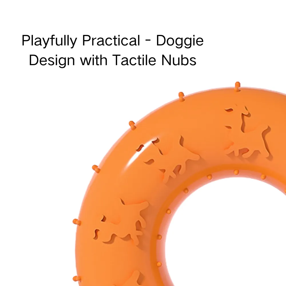 TPR Puppy Chew Teething Ring Toy_1