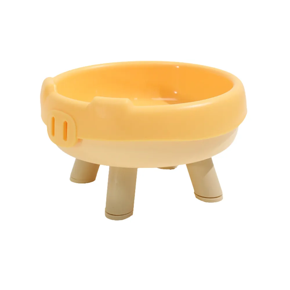 Four-Paw Pig Snout  PP Cat Bowl Yellow