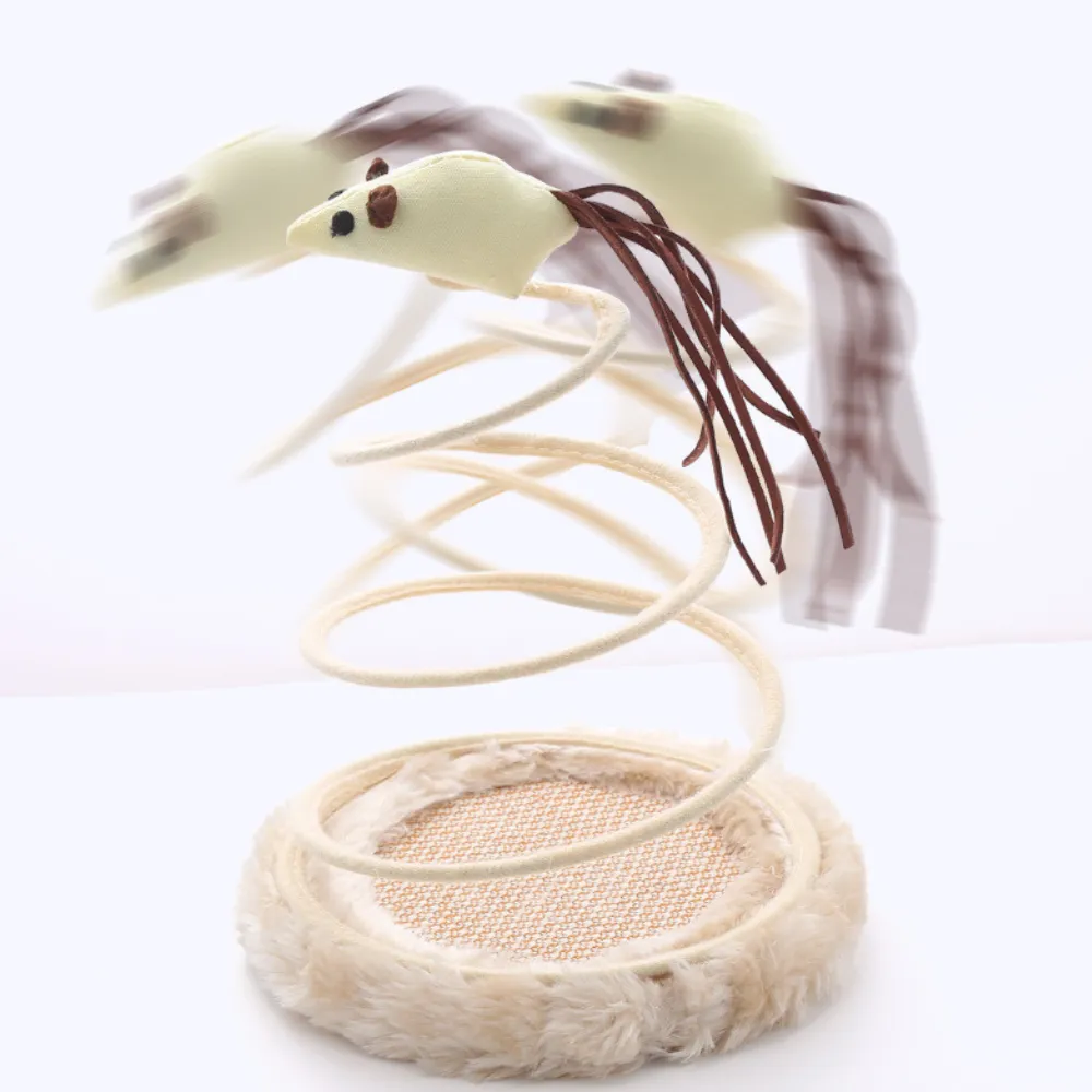 Mouse Fish Style Plush Cat Toy_3