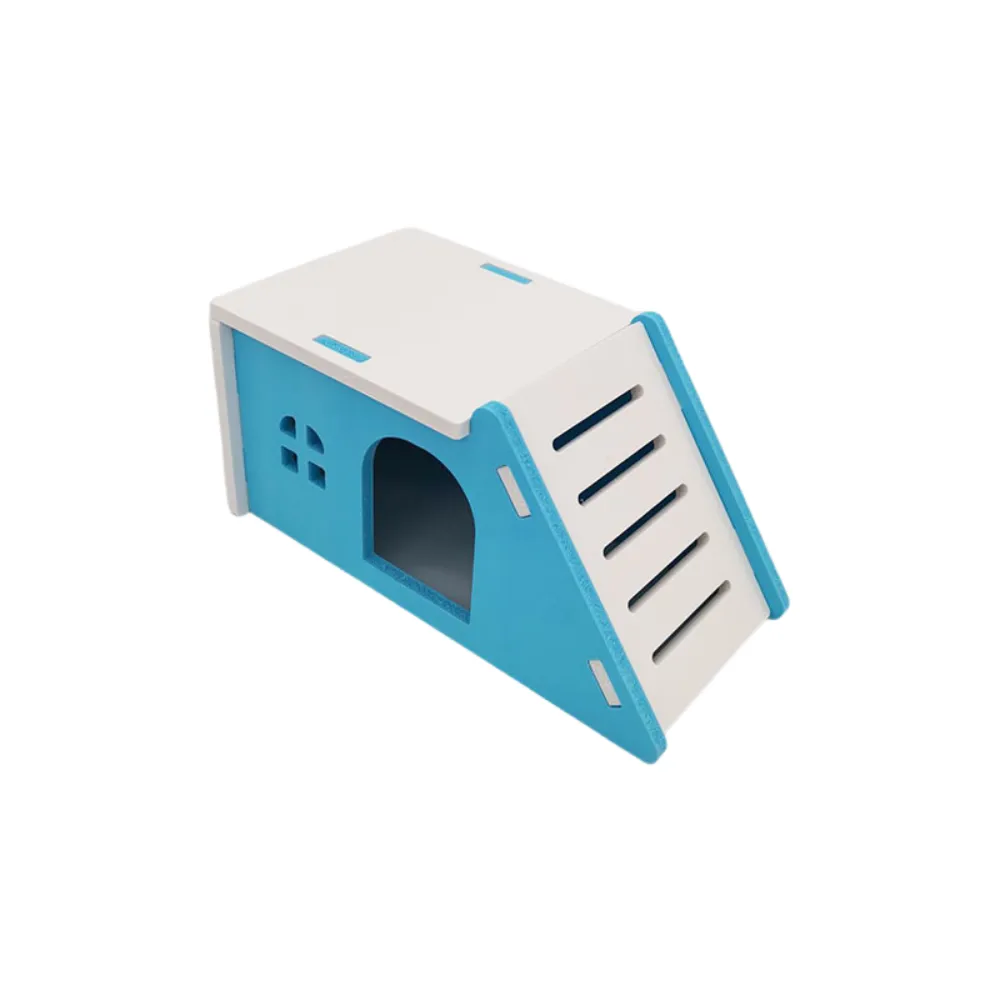 Italicized Hutch Hamster Sleep House Blue