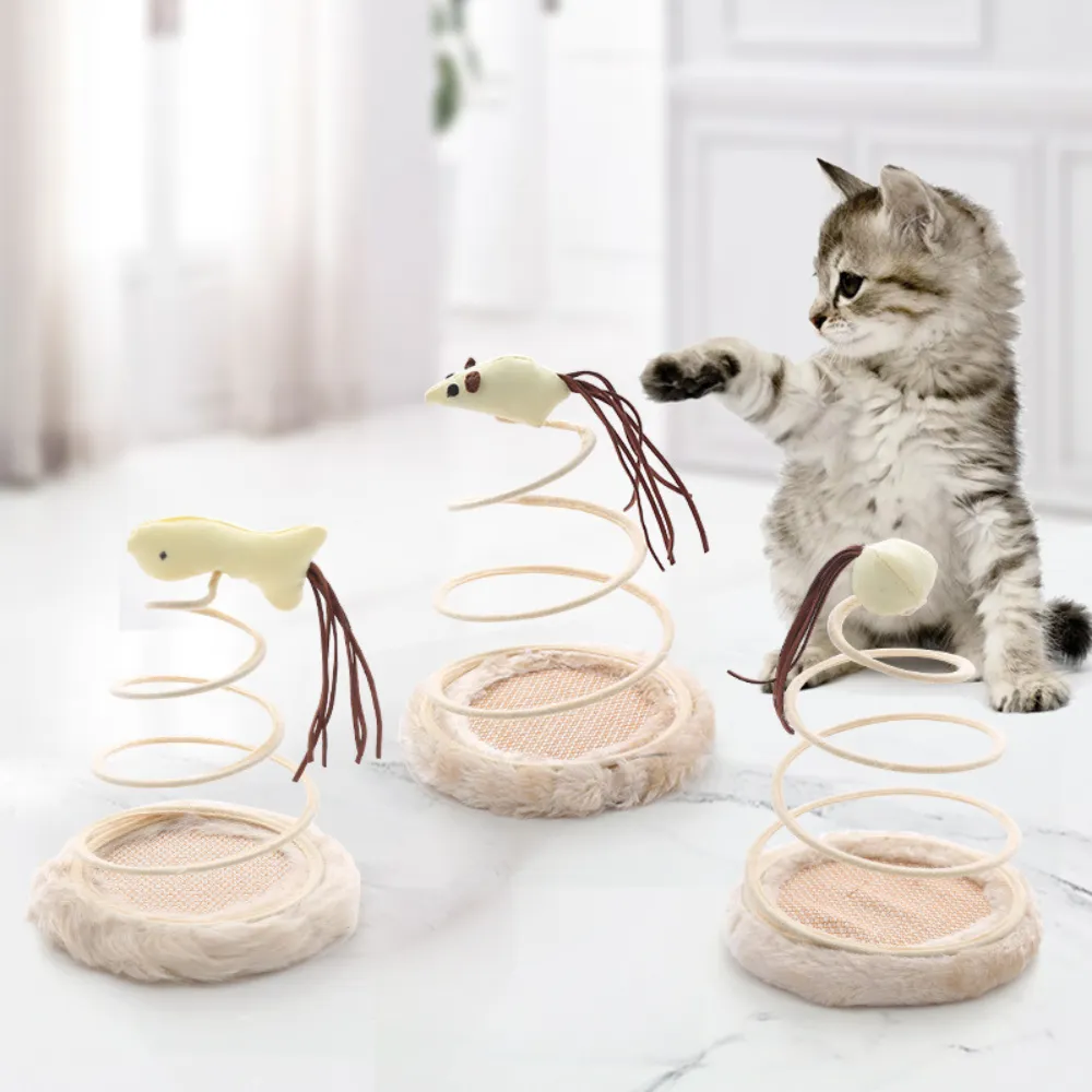 Mouse Fish Style Plush Cat Toy_5