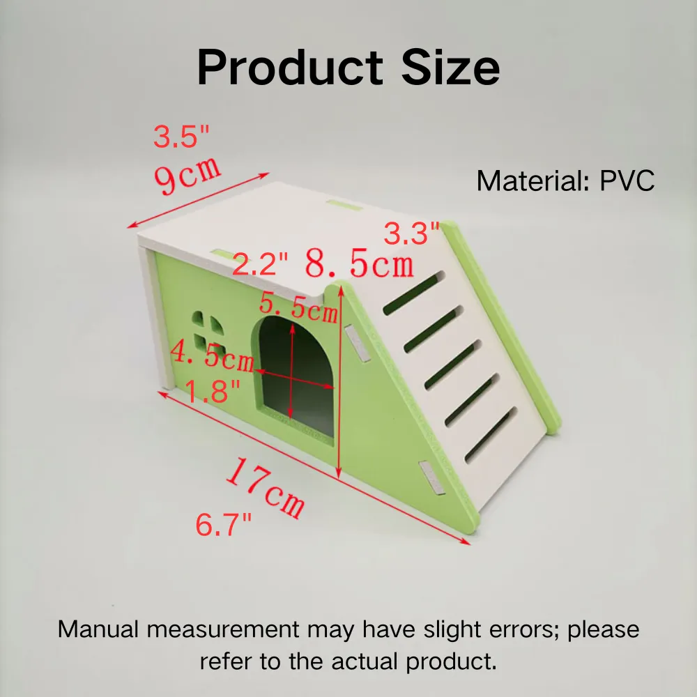 Italicized Hutch Hamster Sleep House Size