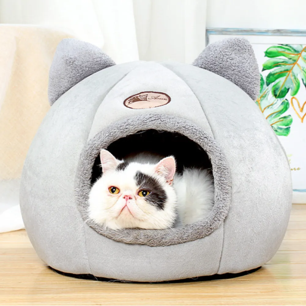Cave bed with removable cushion Cave bed with removable cushion