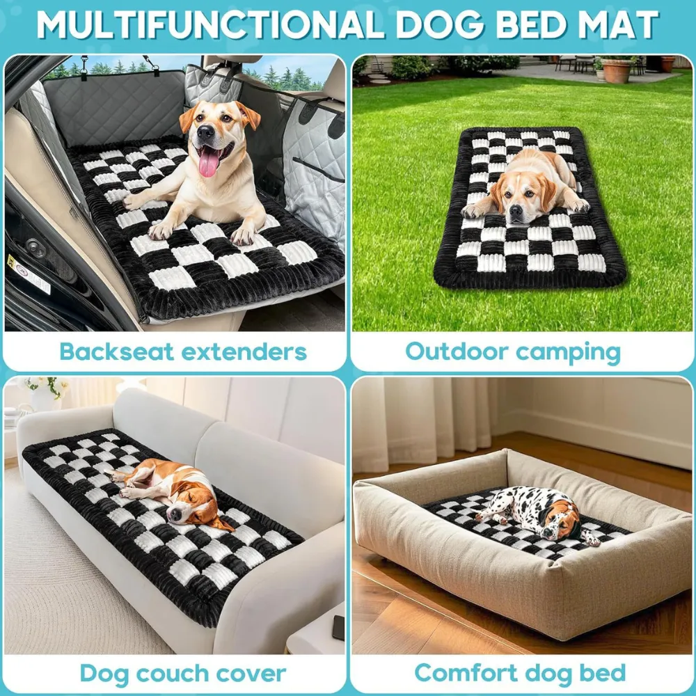 Polyester Fabric Car Rear Seat Pet Mat_1