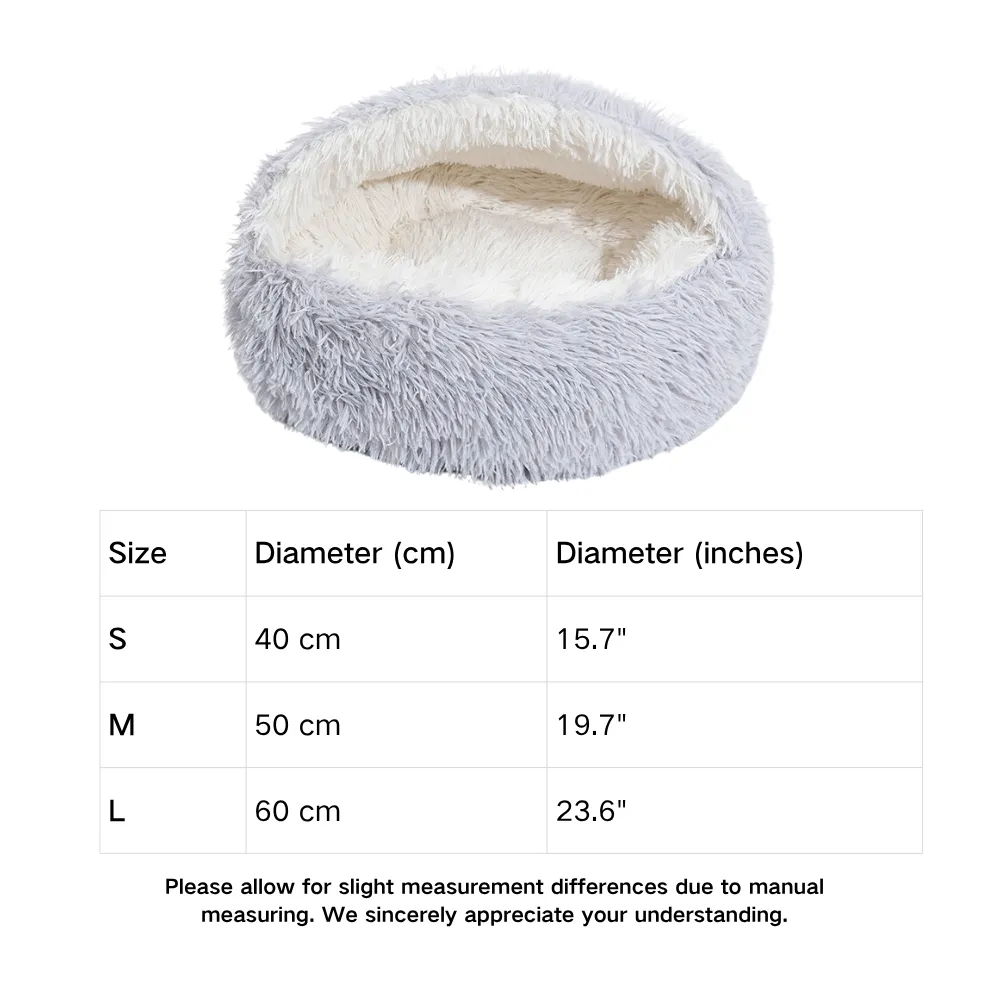 Plush Pet bed size