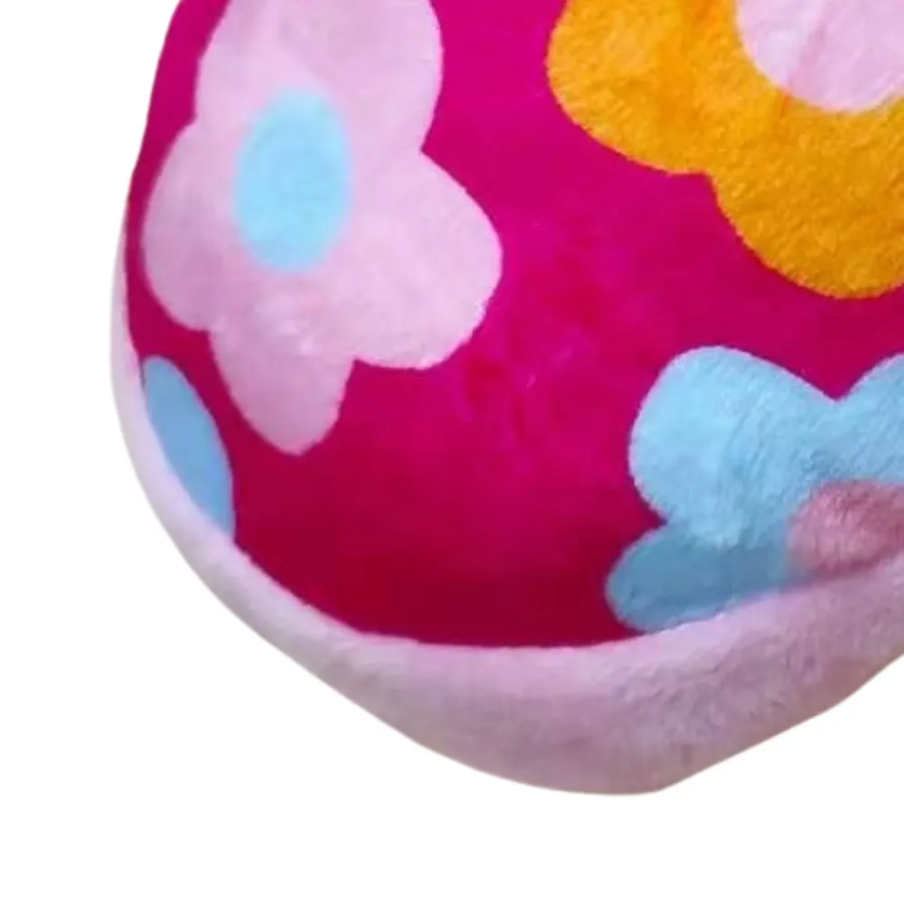 Squeaky Floral Slipper Plush Chew Toy_1