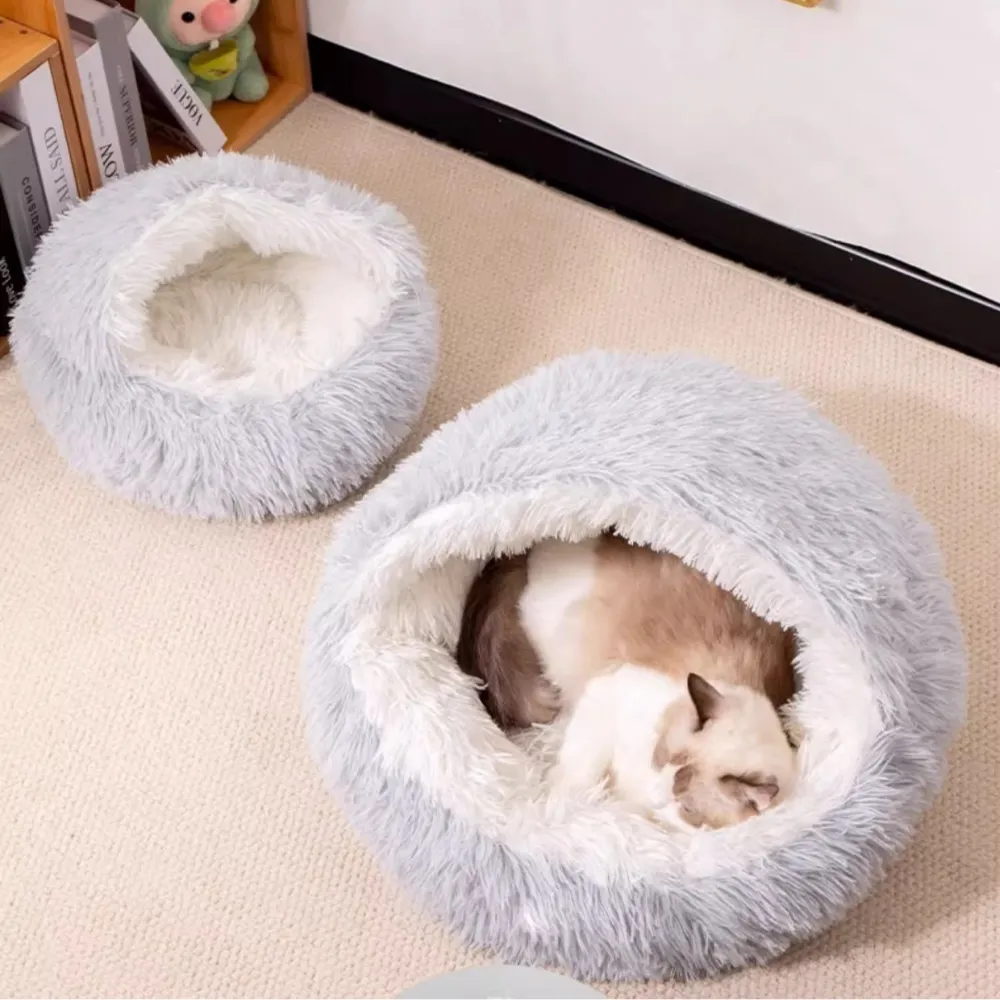 Soft Round Cat Bed