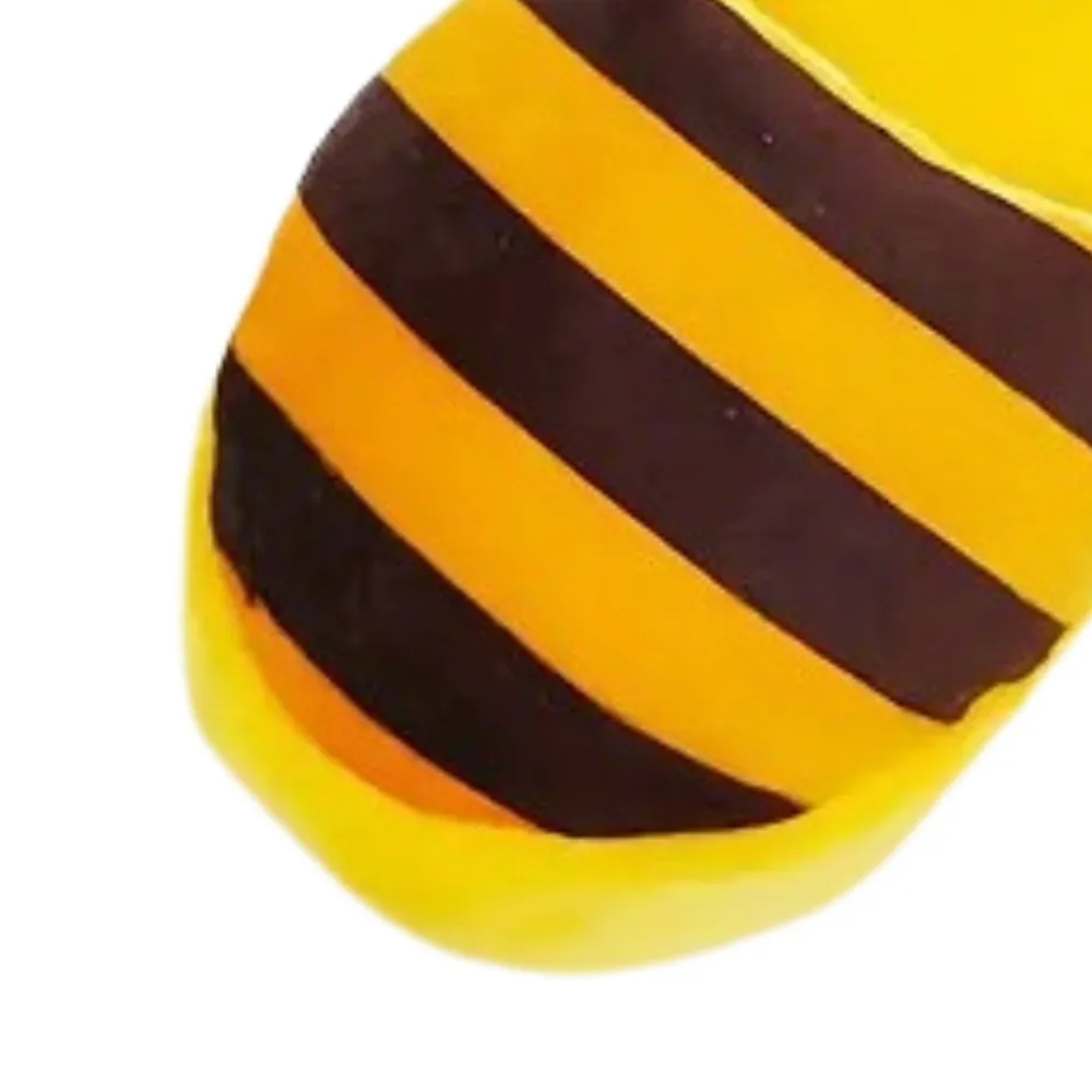 Squeaky Striped Slipper Plush Chew Toy_1