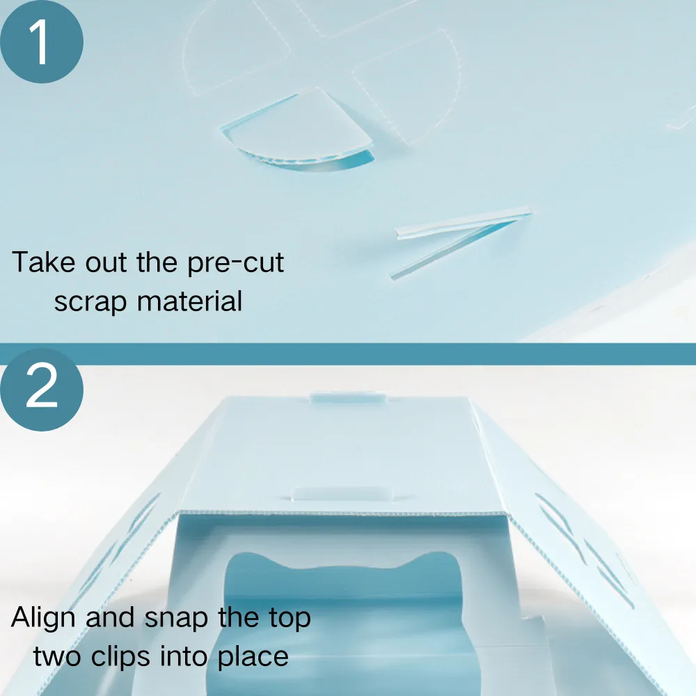 Breathable Waterproof Rocking PP Cat Bed_1
