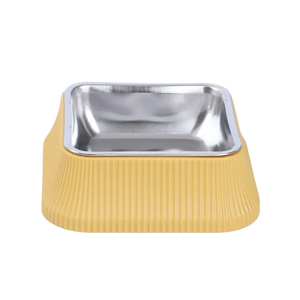 Pet Feeding Bowl Yellow