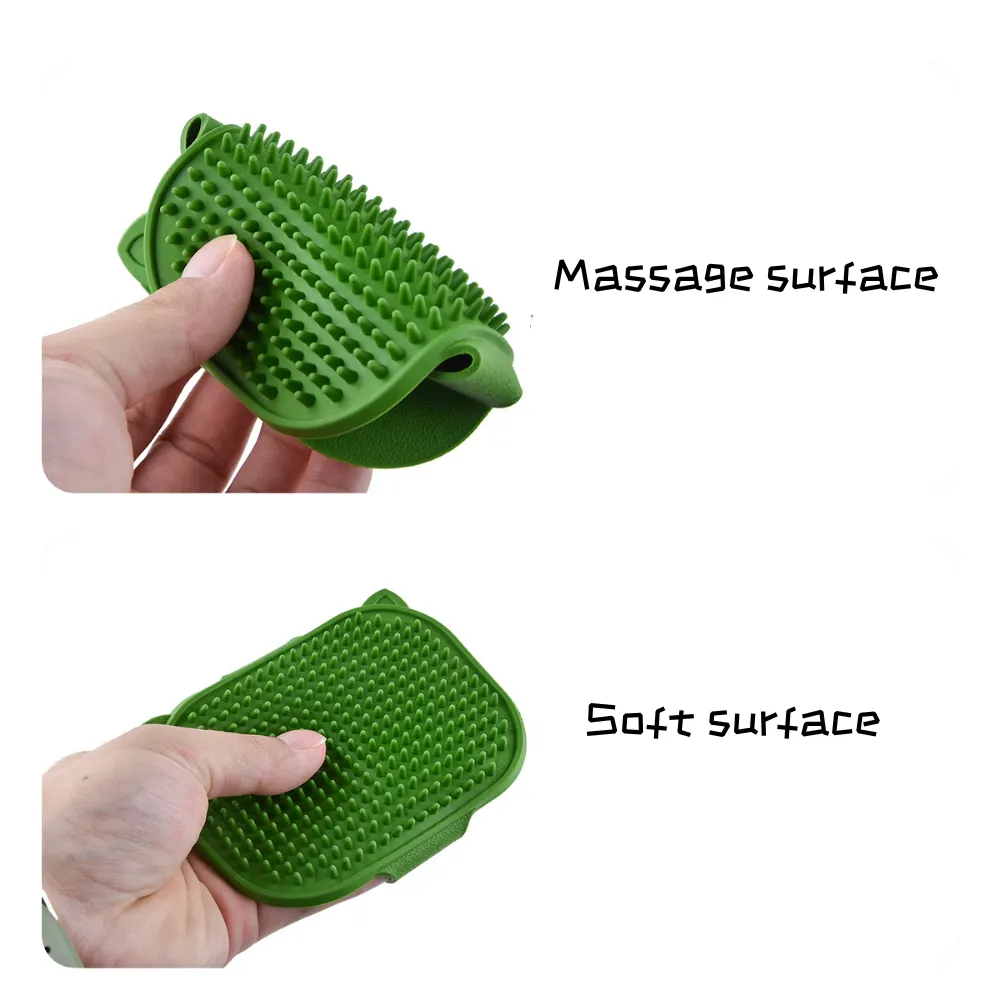 Silicone Pet Palm Massage and Bath Brush