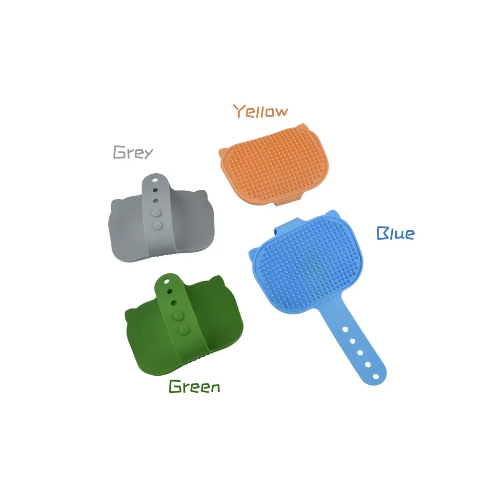 Silicone Pet Palm Massage and Bath Brush