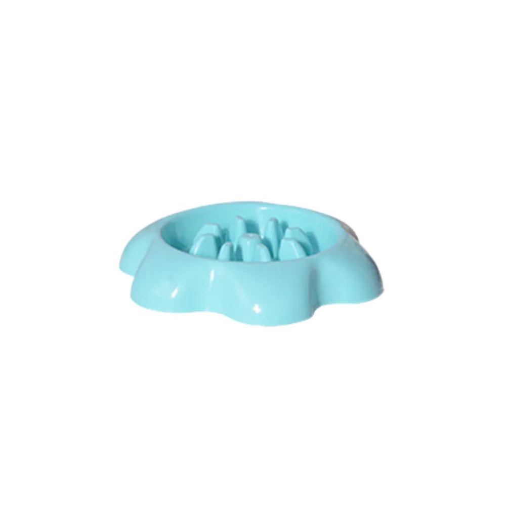 Flower Shape Pet Food Bowl Plastic Dog Bowl
