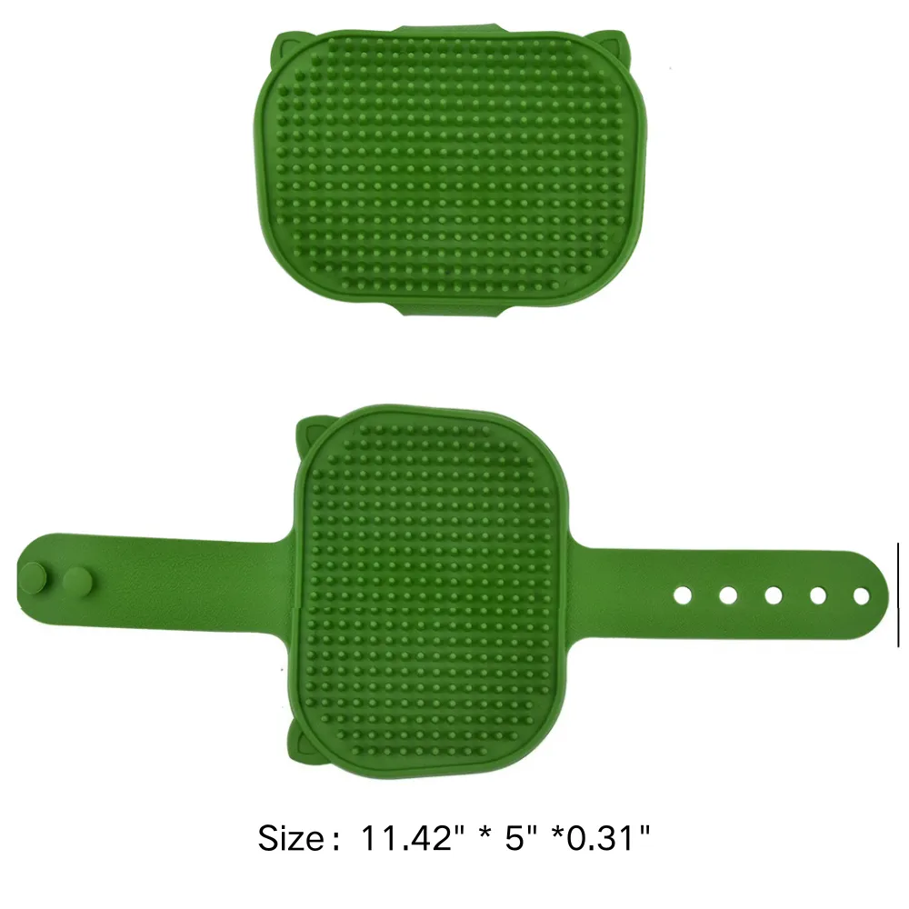 Silicone Pet Palm Massage and Bath Brush